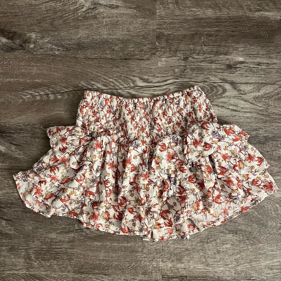 Chelsea & Violet Dresses & Skirts - Floral Ruffled Skirt